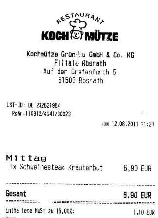 cdir Hffner Kochmtze Restaurant